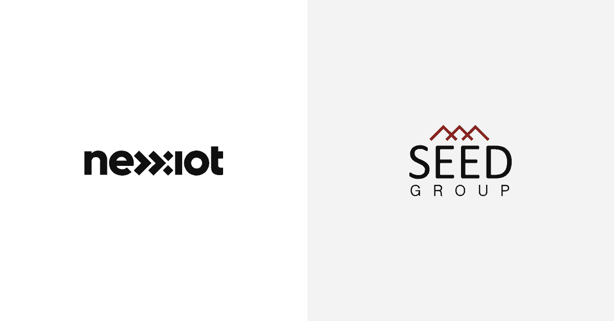 Illustration of Nexxiot and SEED Group logotypes